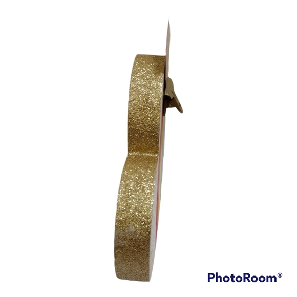 Rainbow Heart shelf sitting picture holder - Picture 2 of 4